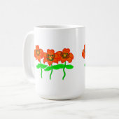 Beautiful Tiger Lilies Coffee Tasse (Vorderseite Links)