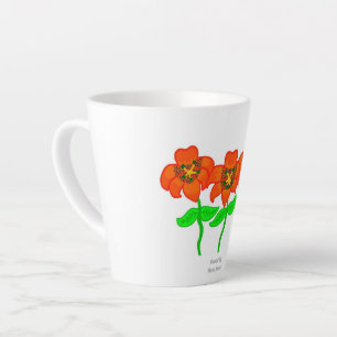 Beautiful Tiger Lilies Kleine Latte Tasse