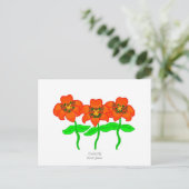 Beautiful Tiger Lilies Postcard Postkarte (Stehend Vorderseite)