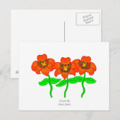 Beautiful Tiger Lilies Postcard Postkarte (Vorne/Hinten)