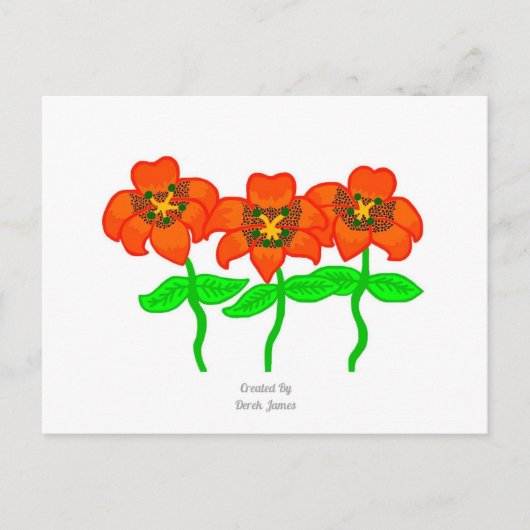 Beautiful Tiger Lilies Postcard Postkarte (Vorderseite)