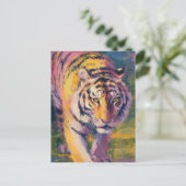 Beautiful Tiger Postkarte (Stehend Vorderseite)