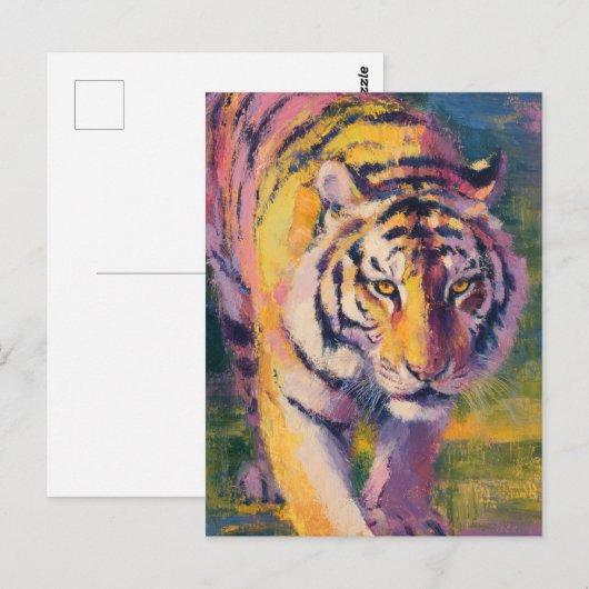 Beautiful Tiger Postkarte (Vorne/Hinten)