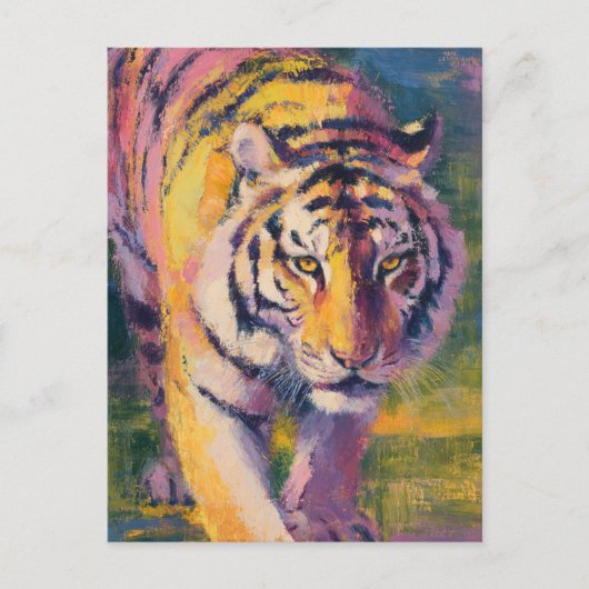 Beautiful Tiger Postkarte (Vorderseite)
