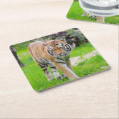 Beautiful Tiger Rechteckiger Pappuntersetzer (angewinkelt)