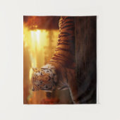 Beautiful Tiger Wandteppich (Vorderseite)