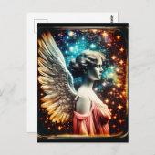 Beautiful Tin Type Angel Postkarte (Vorne/Hinten)