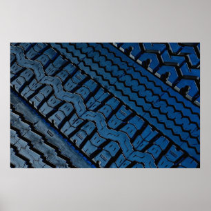 Beautiful Tire tread pattern Poster