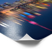 Beautiful Toronto Canada Abend Skyline Fotodruck (Ecke)