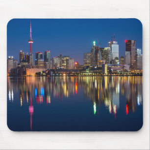 Beautiful Toronto Canada Abend Skyline Mousepad