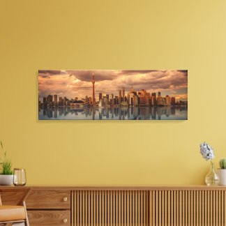Beautiful Toronto, Ontario, Kanada im Wasser Leinwanddruck