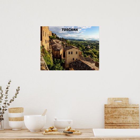 Beautiful Toscana - Italien Poster (Küche)
