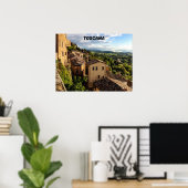 Beautiful Toscana - Italien Poster (Heimbüro)