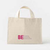 Beautiful Tote Bag Mini Stoffbeutel (Rückseite)