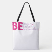 Beautiful Tote Bag Tasche (Rückseite)