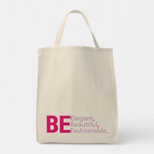 Beautiful Tote Bag Tragetasche (Rückseite)