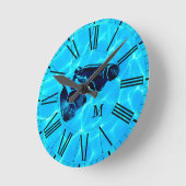 Beautiful Trending Binoculars Sportbegeisterter Runde Wanduhr (Winkel)