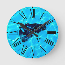 Beautiful Trending Binoculars Sportbegeisterter Runde Wanduhr