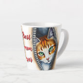 Beautiful Trendly Niedlich Watercolor Cat Collecti Milchtasse (Rechte Ecke)