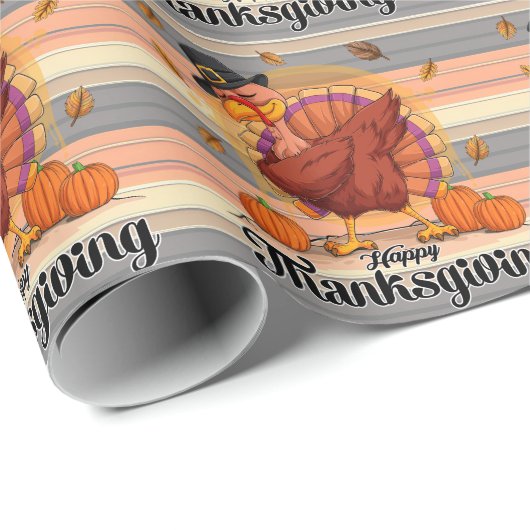 Beautiful Trendy Erntedank Herbstkollektion Geschenkpapier (Rolleneckpunkt)