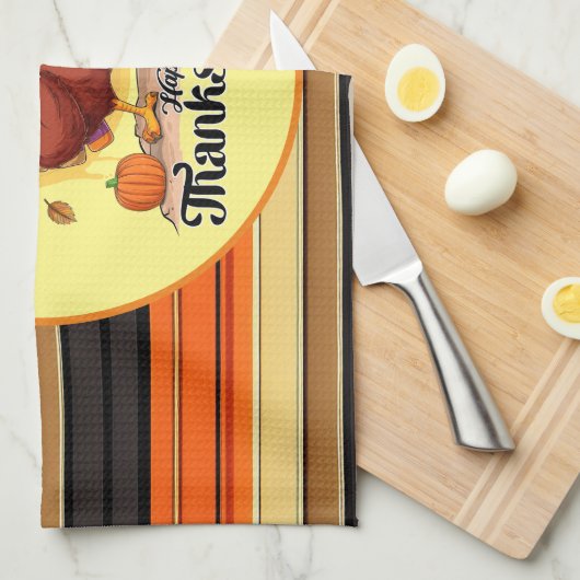 Beautiful Trendy Erntedank Herbstkollektion Geschirrtuch (Viertel Falte)