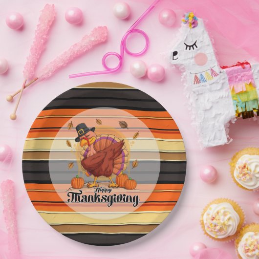 Beautiful Trendy Erntedank Herbstkollektion Pappteller (Party)