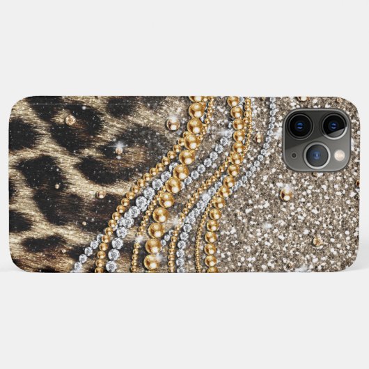 Beautiful Trendy Leopard Imitate Animal Print Case-Mate iPhone Hülle (Rückseite (Horizontal))
