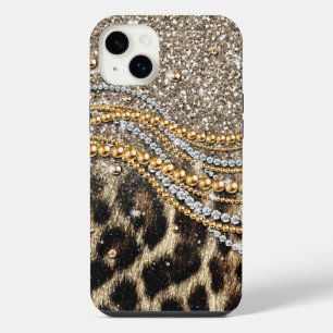 Beautiful Trendy Leopard Imitate Animal Print iPhone 14 Plus Hülle
