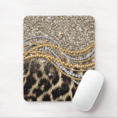 Beautiful Trendy Leopard Imitate Animal Print Mousepad (Mit Mouse)