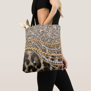 Beautiful Trendy Leopard Imitate Animal Print Tasche