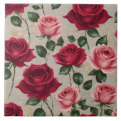 Beautiful Trendy Linen Rose Collection Fliese (Vorderseite)