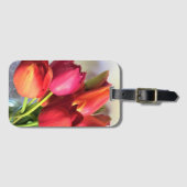 Beautiful Tulip Bouquet Gepäckanhänger (Vorderseite (Horizontal))
