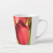 Beautiful Tulip Bouquet Milchtasse (Rechts)