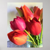 Beautiful Tulip Bouquet Poster (Vorne)