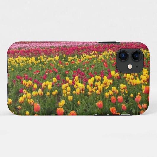 Beautiful Tulip Field Oregon Case-Mate iPhone Hülle (Rückseite (Horizontal))