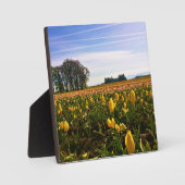 Beautiful Tulip Field Oregon Fotoplatte (Vorderseite)