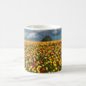Beautiful Tulip Field Oregon Kaffeetasse (Mittel)