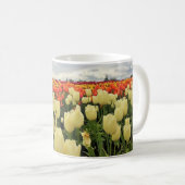 Beautiful Tulip Field Oregon Kaffeetasse (VorderseiteRechts)
