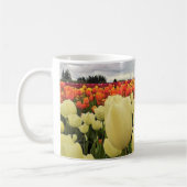 Beautiful Tulip Field Oregon Kaffeetasse (Links)