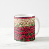 Beautiful Tulip Field Oregon Kaffeetasse (VorderseiteRechts)