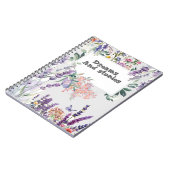 Beautiful tulips flower notebook notizblock (Linke Seite)