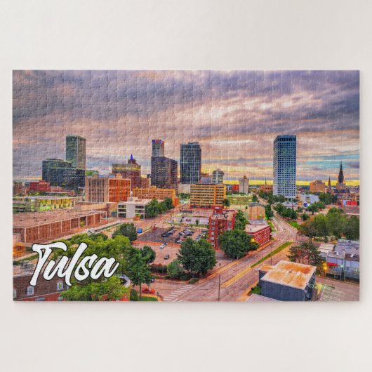 Beautiful Tulsa, Oklahoma, Vereinigte Staaten Puzzle (Horizontal)