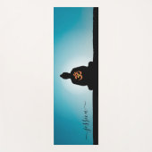 Beautiful Türkis Buddha Om Custom Yogamatte (Vorderseite)