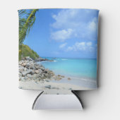 Beautiful Turquoise Tropical Beach Dosenkühler (Vorderseite)