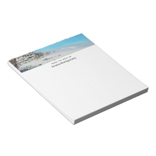 Beautiful Turquoise Tropical Beach Notizblock (angewinkelt)