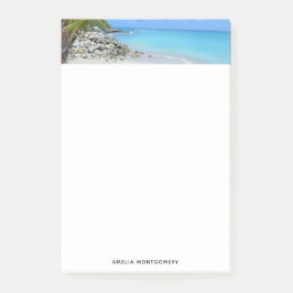 Beautiful Turquoise Tropical Beach  Post-it Klebezettel