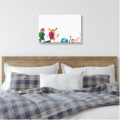 Beautiful-Two-Students -| Zazzle_Growshop. Leinwanddruck (Insitu (Schlafzimmer))