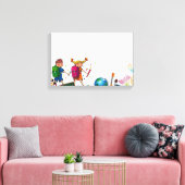 Beautiful-Two-Students -| Zazzle_Growshop. Leinwanddruck (Insitu (Wohnzimmer))