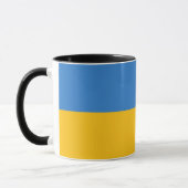 Beautiful Ukraine Flag Mug Tasse (Links)