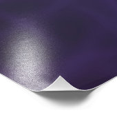 Beautiful Ultraviolet Lilac Orchid Fraktal Blume Fotodruck (Ecke)